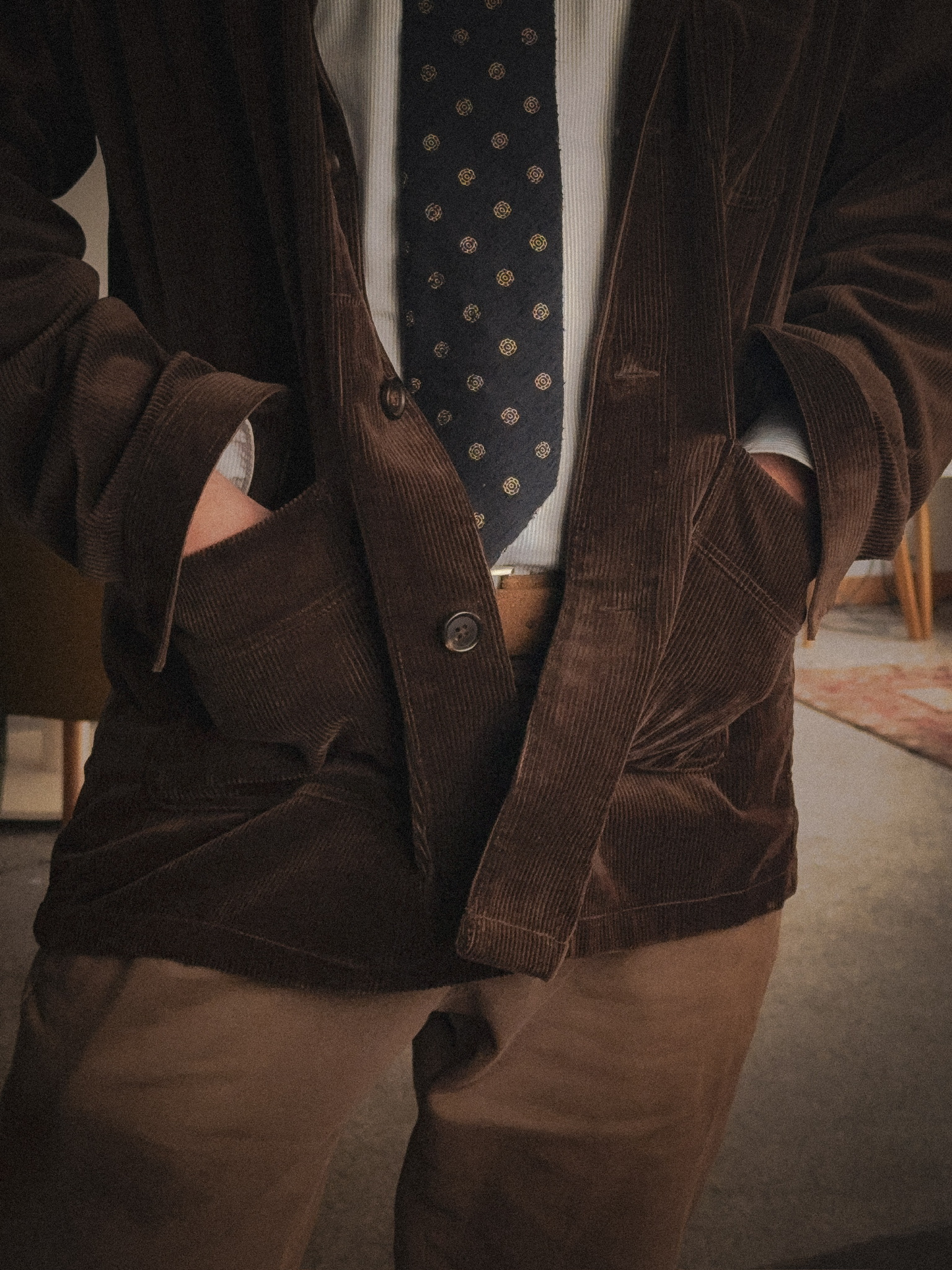 Field Note on Brown Corduroy