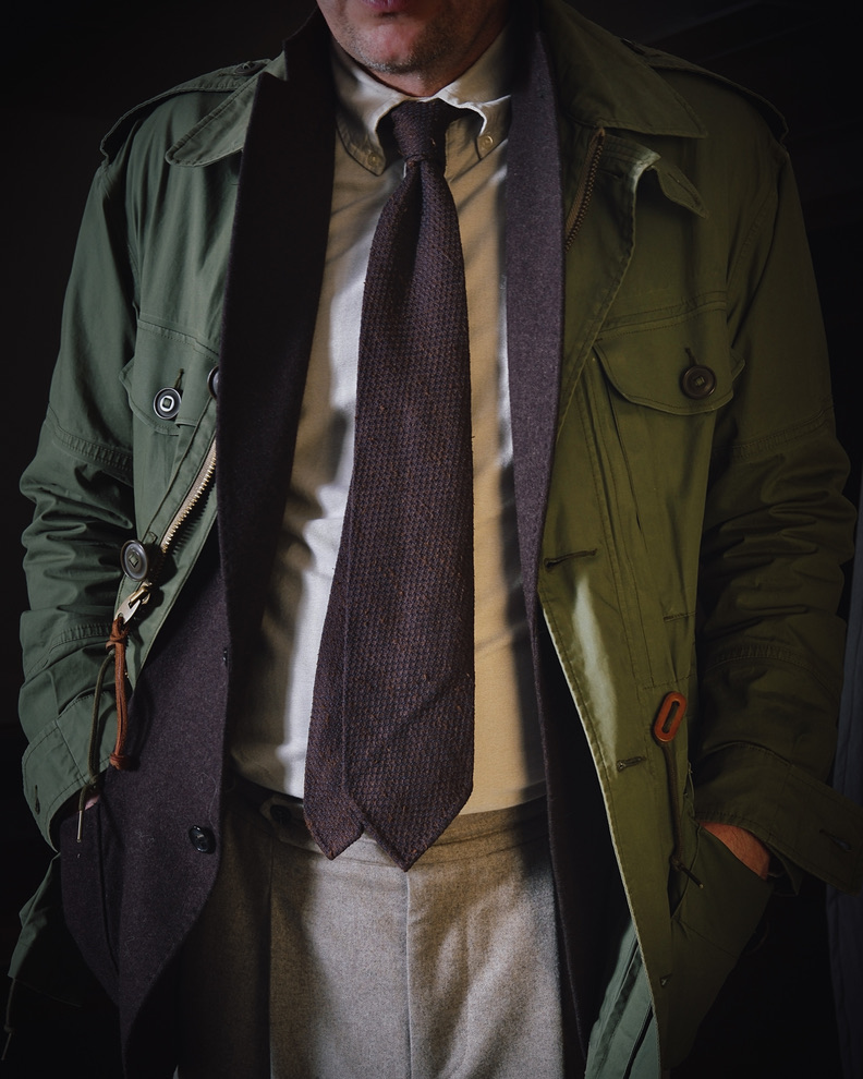 Field Note on fabric: twill, flannel and shantung silk