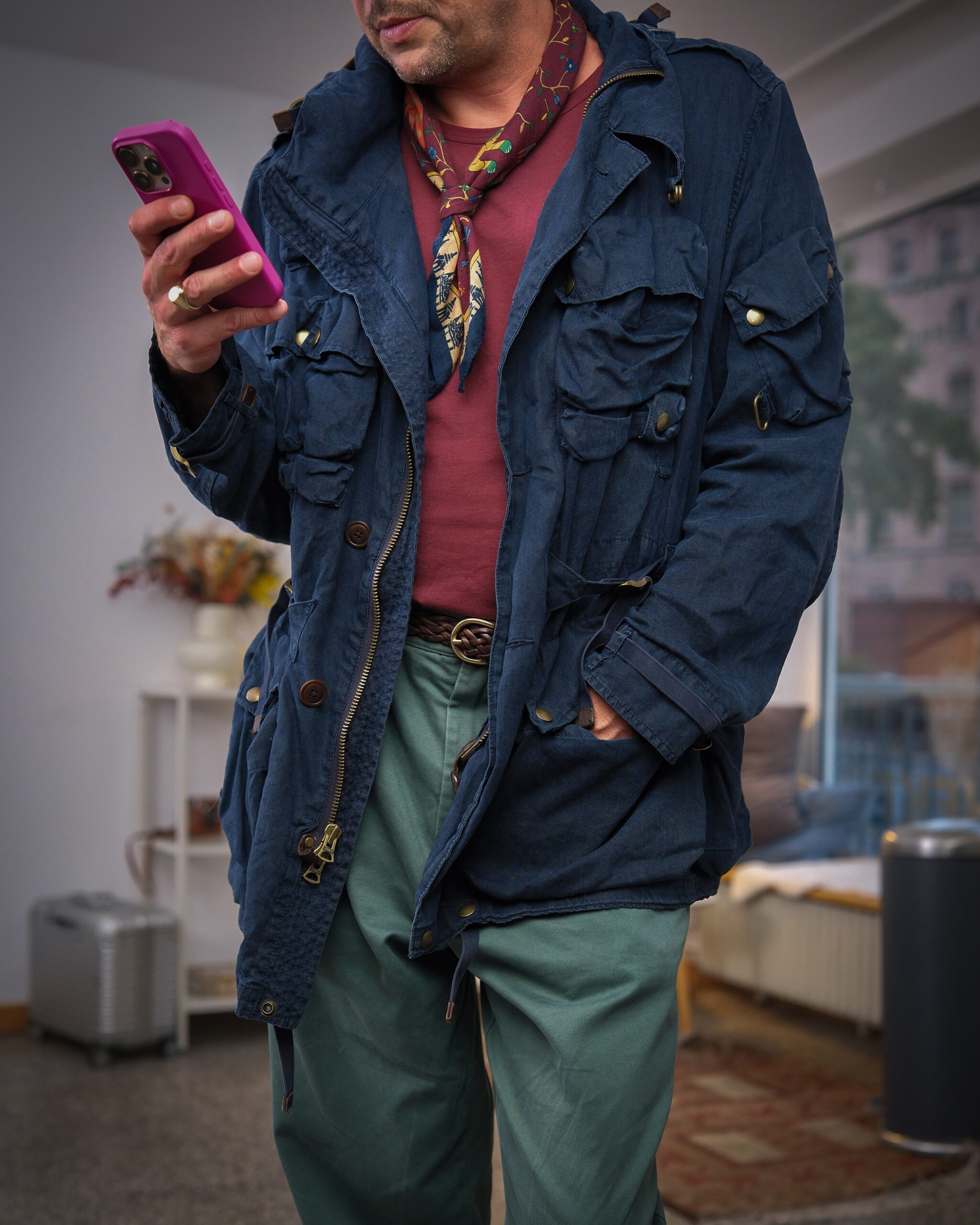 Field note on styling a rare Ralph Lauren RL67 Linen Parka
